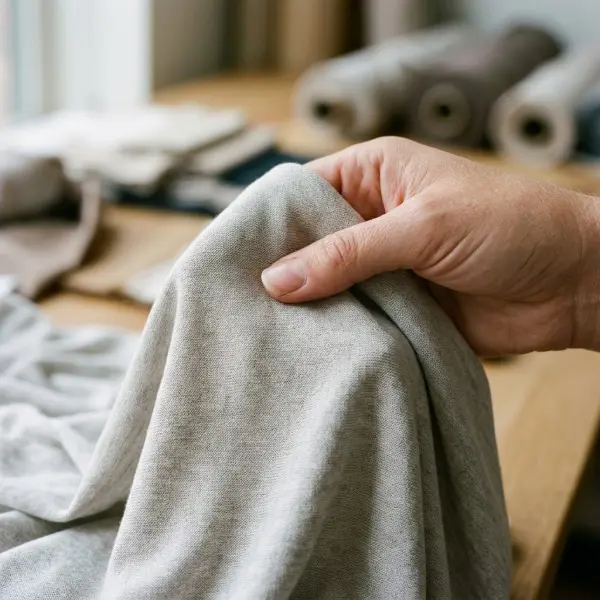 Close-up of smooth bamboo viscose jersey used in comfort-focused clothing Close-up of smooth bamboo viscose jersey used in comfort-focused clothing