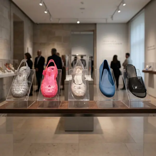 Perkembangan desain jelly shoes dari gaya klasik menuju desain fashion modern