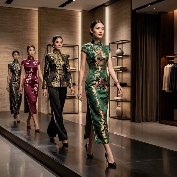 Koleksi fashion modern yang terinspirasi dari berbagai jenis baju tradisional Cina