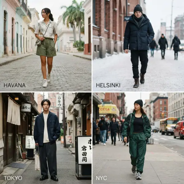 Streetwear interpreted differently across global cities and climates Streetwear interpreted differently across global cities and climates