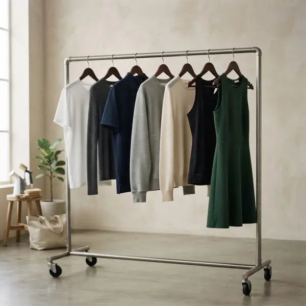 Knit fabrics used in T-shirts, activewear, sweaters, polo shirts, and structured dresses Knit fabrics used in T-shirts, activewear, sweaters, polo shirts, and structured dresses