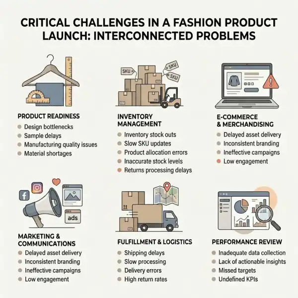 Common fashion product launch mistakes affecting sales momentum