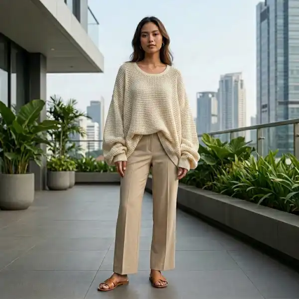 Styling crochet untuk outfit sehari-hari dengan tampilan modern dan chic Styling crochet untuk outfit sehari-hari dengan tampilan modern dan chic
