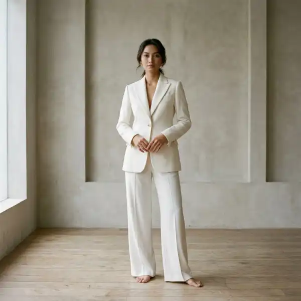 Produk fashion Cloud Dancer sebagai fokus utama visual branding