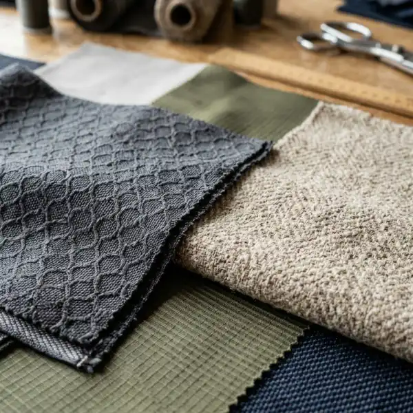 Karakter tekstur dan konstruksi kain impor modern untuk fashion