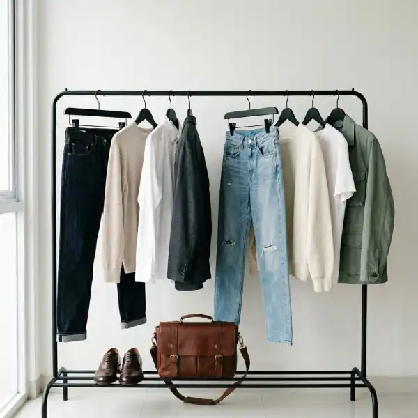 Wardrobe dengan dark denim dan light wash untuk kebutuhan gaya yang berbeda