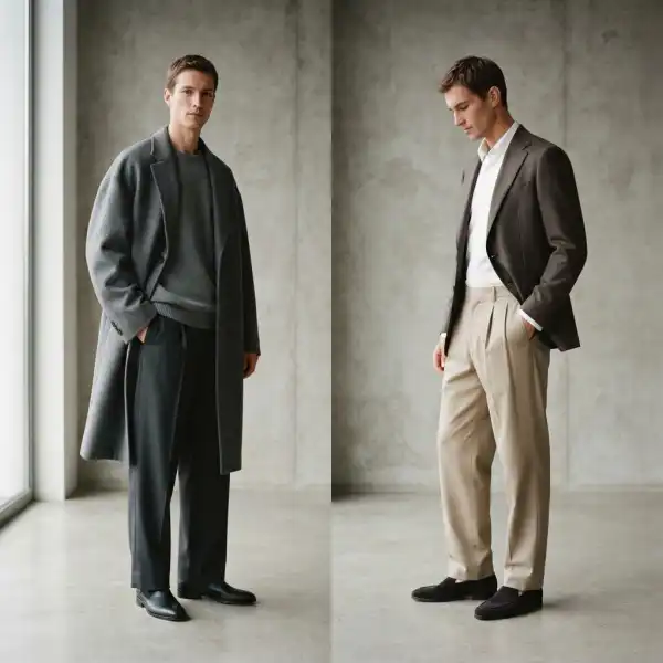 Inspirasi gaya Jacob Elordi dengan perpaduan oversized dan tailoring pria modern