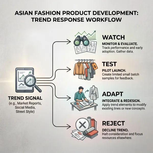 Proses pengambilan keputusan untuk memilih tren fashion yang akan dikembangkan