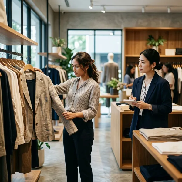 Fashion researcher mengamati cara konsumen menggunakan produk fashion