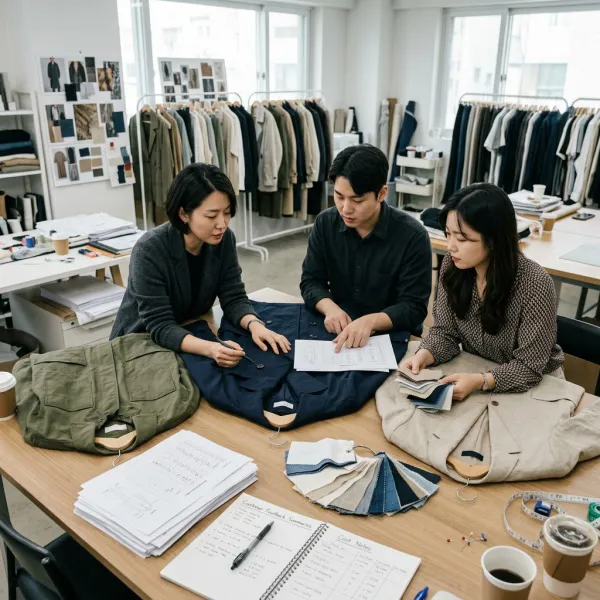 Tim fashion melakukan validasi konsep produk sebelum produksi
