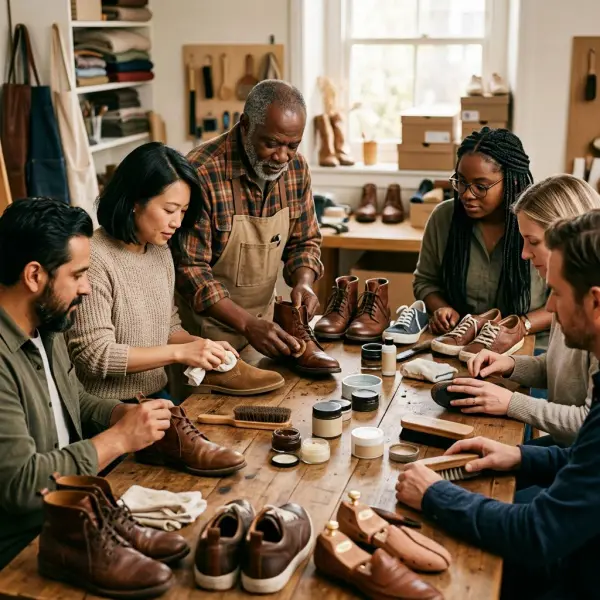 Local footwear community event centered on styling, care, and authentic participation