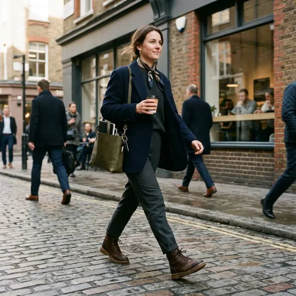 Everyday footwear campaign showing a credible urban lifestyle and product use