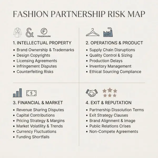 Legal and commercial risk map for fashion brand collaborations and licensing partnerships Legal and commercial risk map for fashion brand collaborations and licensing partnerships