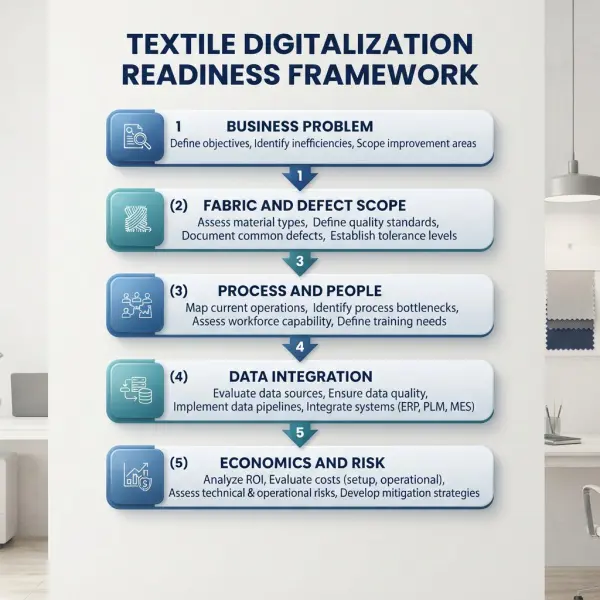 Readiness framework for adopting automated fabric inspection technology