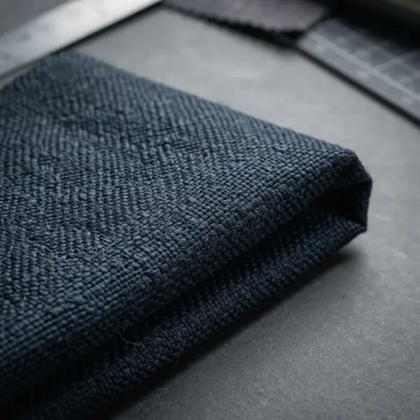 Close-up kain outer shell tahan panas untuk baju pemadam kebakaran