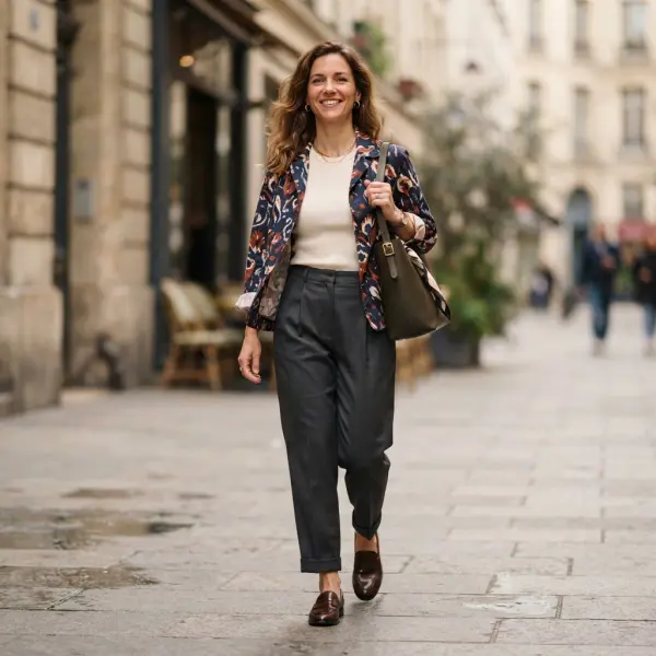 Expressive personal style created with versatile seasonless garments