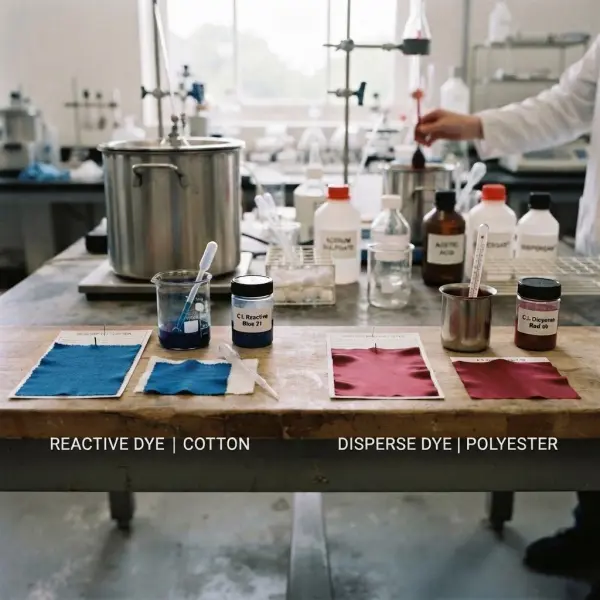 Perbandingan pemilihan reactive dye dan disperse dye berdasarkan jenis serat kain Perbandingan pemilihan reactive dye dan disperse dye berdasarkan jenis serat kain