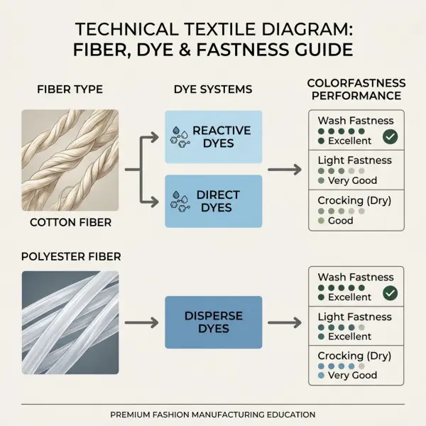 Hubungan serat tekstil dan zat warna dalam menentukan color fastness