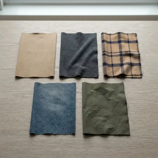 Midweight and lightweight fabrics considered for transitional clothing