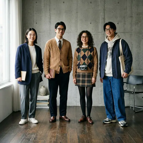 Empat interpretasi gaya nerdy aesthetic dari subtle hingga retro dan eclectic