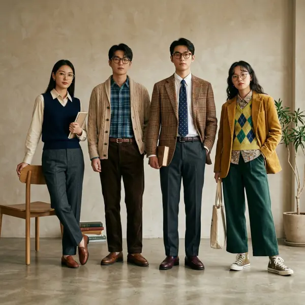 Panduan outfit nerdy aesthetic dari gaya subtle hingga statement
