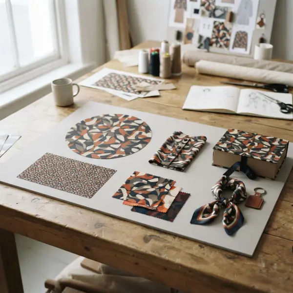 Pengembangan sistem motif visual fashion dari inspirasi repetisi dan polkadot Yayoi Kusama
