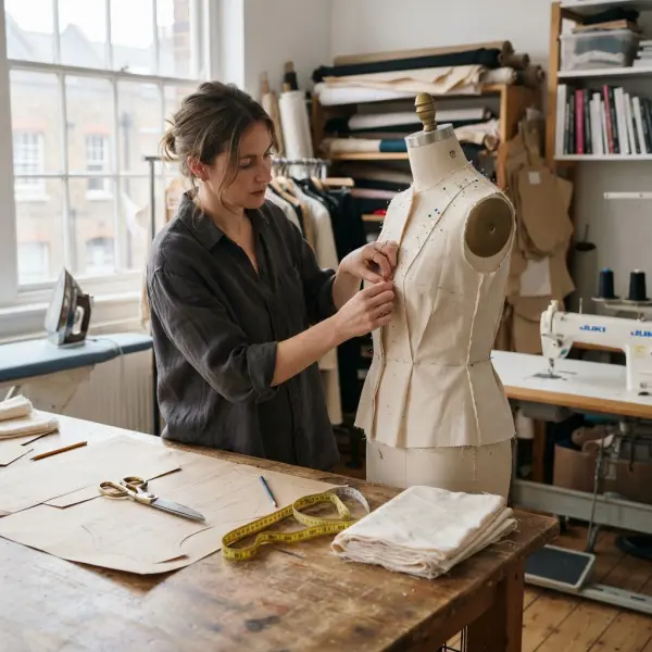 Kain muslin sebagai bahan toile dalam proses perkembangan desain fashion