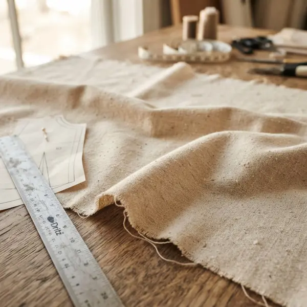 Tekstur kain muslin kapas untuk kebutuhan pengembangan desain fashion