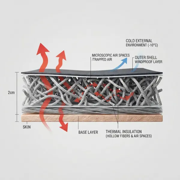 Cara kerja thermal insulation fabric dalam memperlambat perpindahan panas