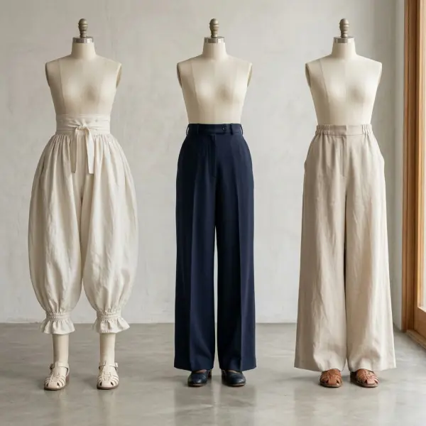 Evolusi pantaloons dari celana longgar historis menuju siluet musim panas modern