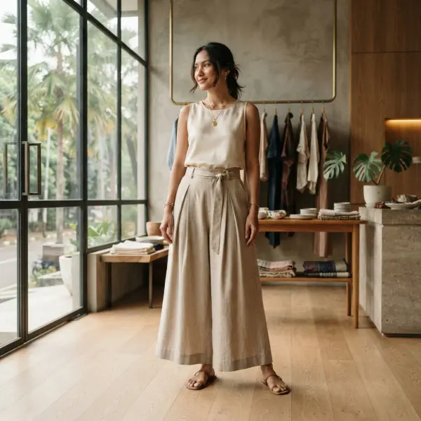 Pantaloons musim panas dalam konteks koleksi fashion urban Indonesia