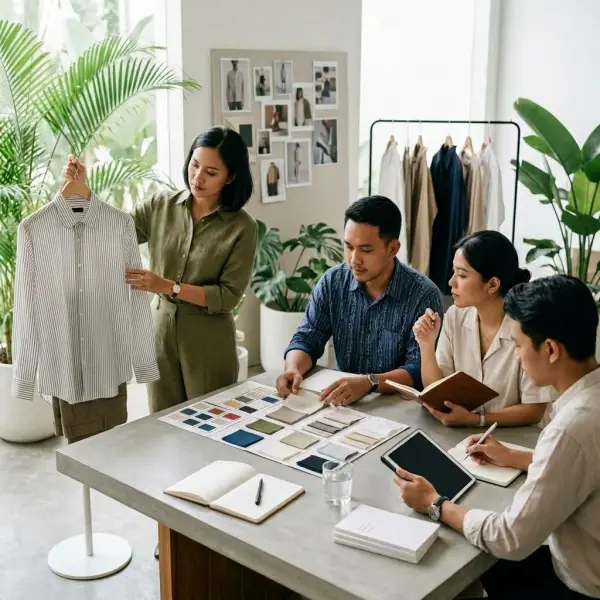 Tim fashion brand membahas penggunaan produk dan siklus hidup pakaian setelah pembelian