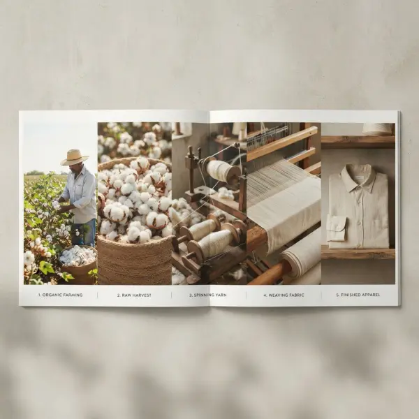 Material kapas organik dan produk tekstil dalam proses verifikasi rantai pasok Material kapas organik dan produk tekstil dalam proses verifikasi rantai pasok