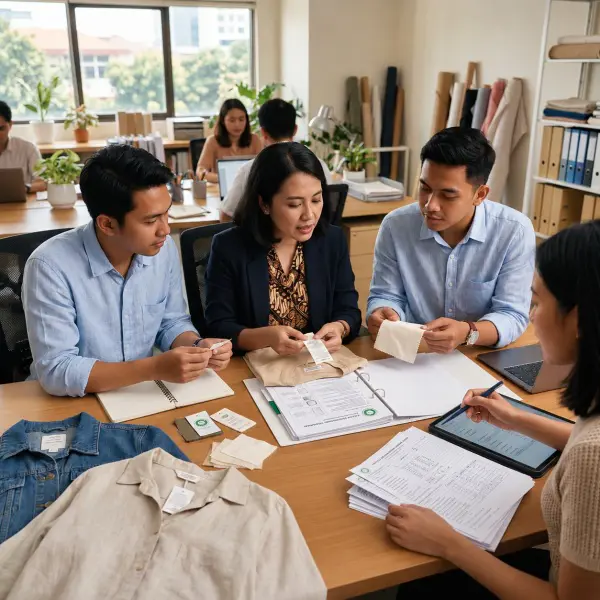 Brand fashion memeriksa penggunaan label sertifikasi GOTS dan klaim sustainability pada produk Brand fashion memeriksa penggunaan label sertifikasi GOTS dan klaim sustainability pada produk