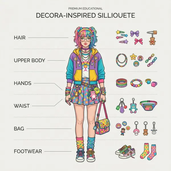 Distribusi aksesori Decora Fashion dari rambut hingga tas secara seimbang