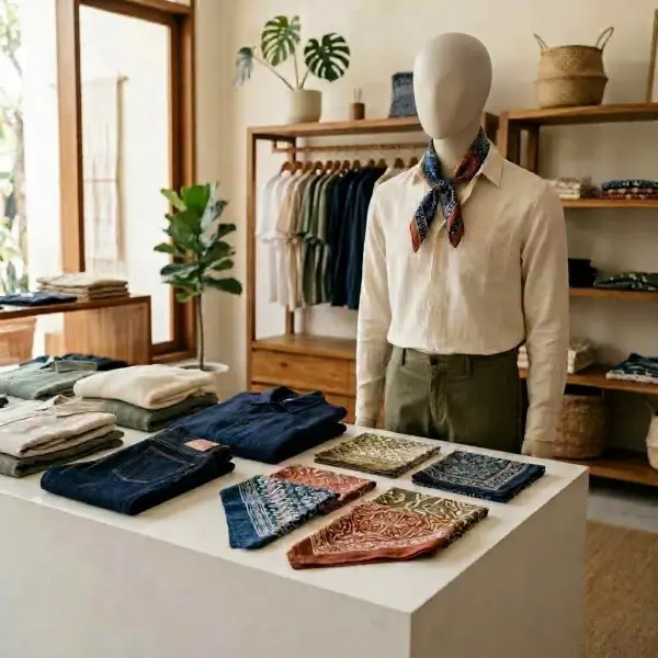 Merchandising bandana sebagai aksesori fashion di retail
