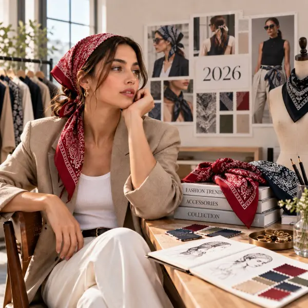 Tren bandana 2026 sebagai elemen styling dan inspirasi pengembangan koleksi fashion