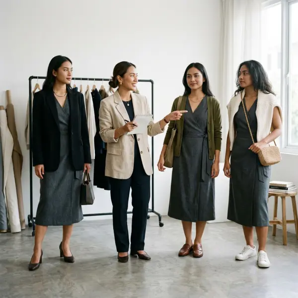 Fashion brand menampilkan beberapa cara styling satu produk untuk situasi berbeda