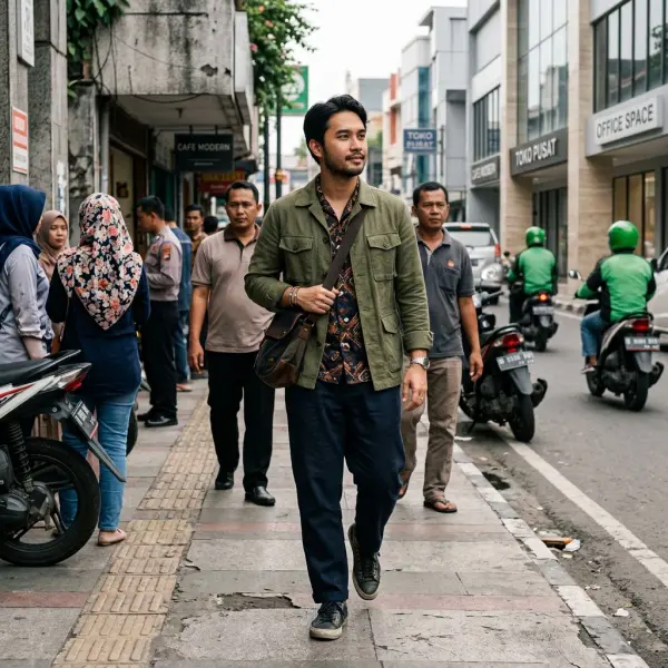 Individu mengekspresikan gaya personal sambil mempertimbangkan lingkungan sosial di sekitarnya
