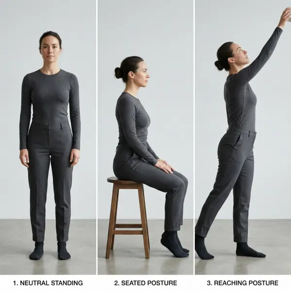 Comparison of static body scanning and real garment movement during sitting and reaching Comparison of static body scanning and real garment movement during sitting and reaching