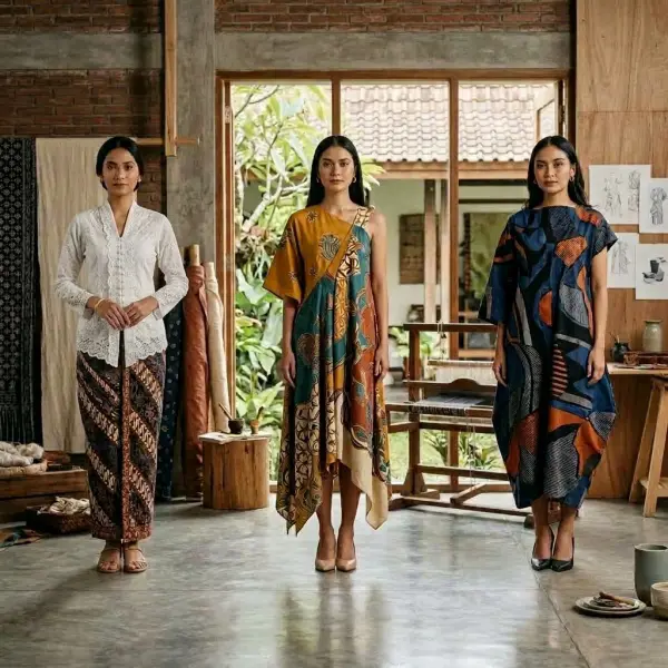 Perbandingan visual batik tradisional, batik kontemporer, dan motif batik modern dalam konteks fashion Indonesia