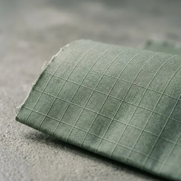 Detail material nylon ripstop berlapis untuk flysheet tenda