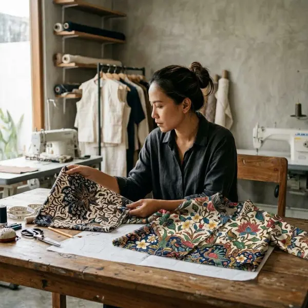 Proses pengembangan produk fashion menggunakan kain Batik Tujuh Rupa Proses pengembangan produk fashion menggunakan kain Batik Tujuh Rupa