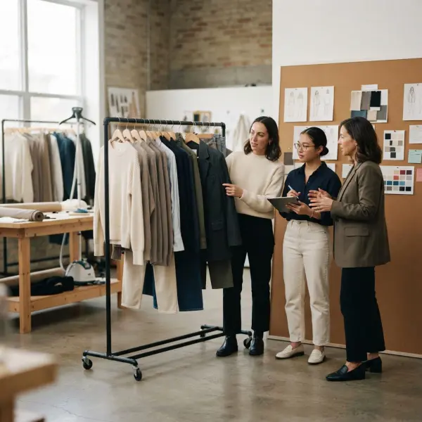 Tim fashion brand mengevaluasi produk basic untuk strategi merchandising di tengah perubahan perilaku konsumen Tim fashion brand mengevaluasi produk basic untuk strategi merchandising di tengah perubahan perilaku konsumen