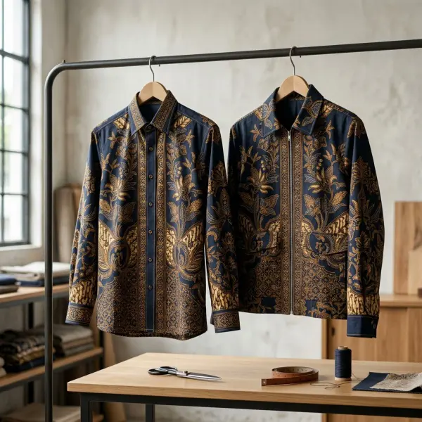 Penerapan motif Batik Bojonegoro pada desain busana modern