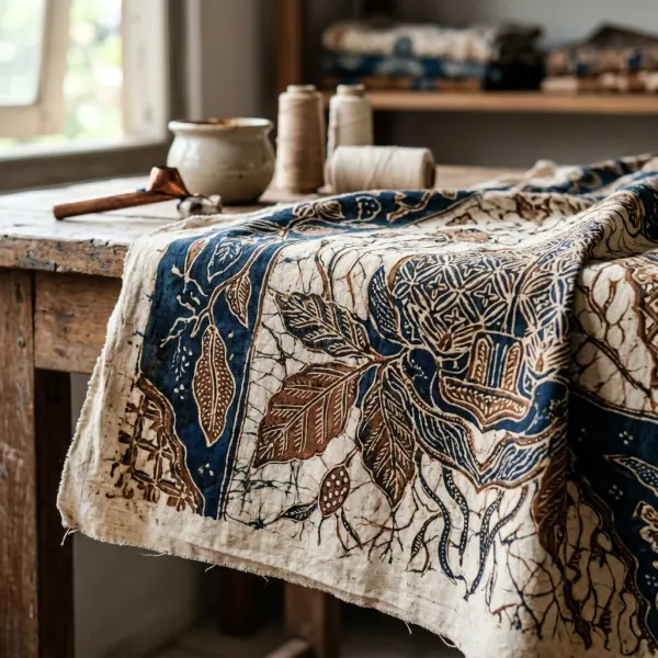Karakteristik motif dan kain Batik Bojonegoro dengan unsur jati dan budaya lokal