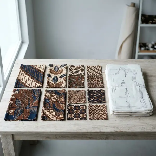 Memilih motif Batik Bojonegoro berdasarkan skala dan karakter visual