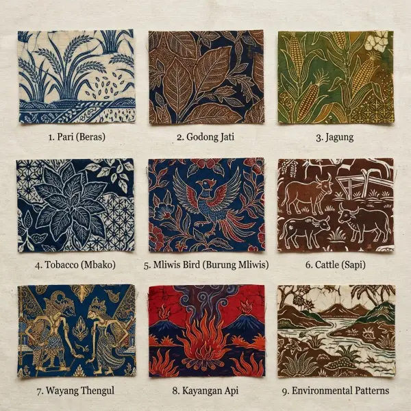 Ragam inspirasi sembilan motif awal Batik Jonegoroan