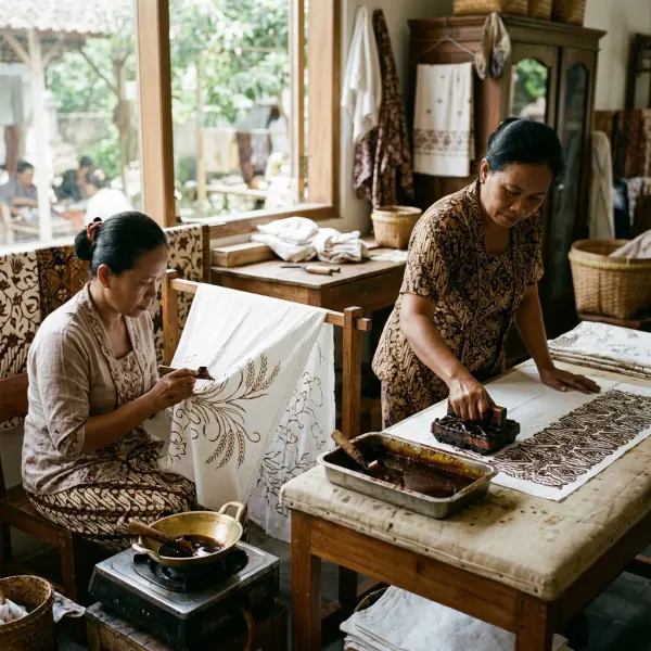 Perbandingan teknik batik tulis dan batik cap untuk produk fashion