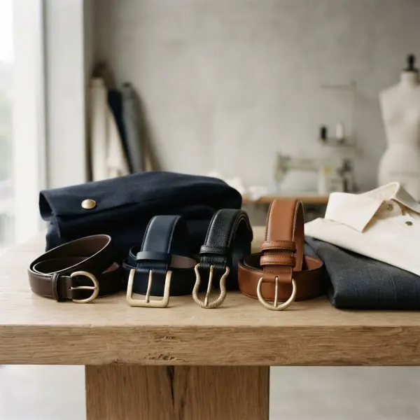 Berbagai desain belt yang mencerminkan bahasa visual brand fashion